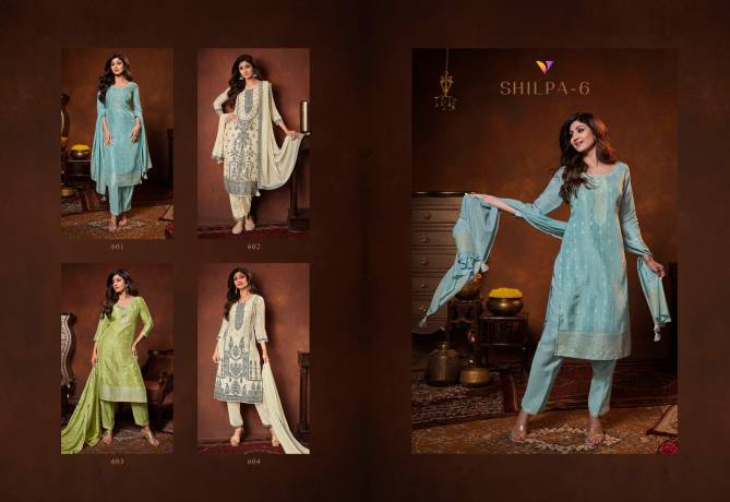 Vatsam Shilpa 6 Designer Readymade Suits Catalog
